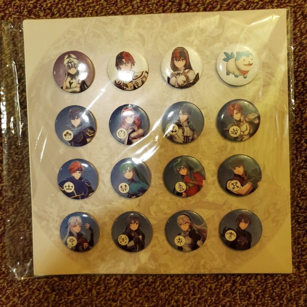 Fire Emblem Engage Button Pin Set